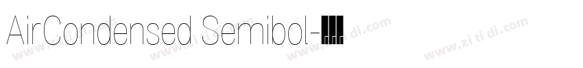 AirCondensed Semibol字体转换
